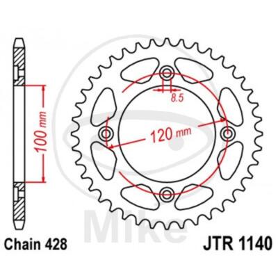 CORONA Z50 428 D.INT. 100 727.05.99 BETAMOTOR 125 RR 4T AIR 2006-2017