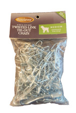 Retriever Twisted Link Tie Out Chain 10  Medium Size Dog