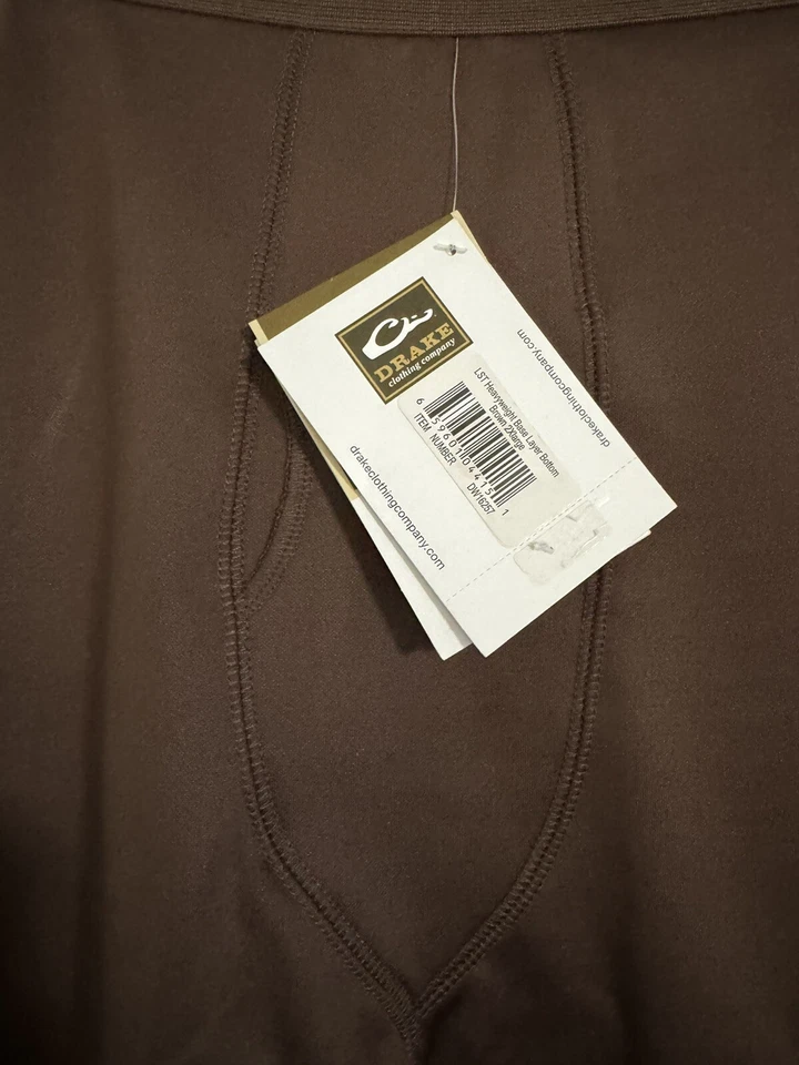 Drake Waterfowl LST Heavyweight Baselayer Pant Bottom Brown 2XL - Image 2 of 4