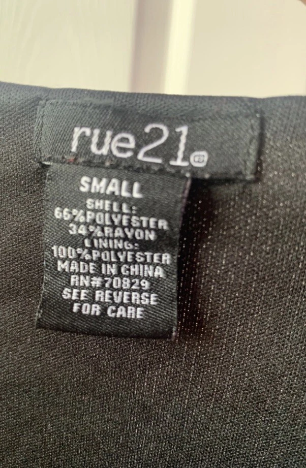 Vestido Rue 21 rojo cuello en V hasta el suelo Foto 3 de 3