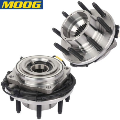 2X MOOG Front Wheel Bearing Hub 515130 for 2011 - 2015 2016 Ford F350 Super Duty