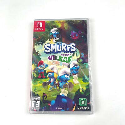 THE SMURFS MISSION VILEAF Nintendo Switch Game - NEW Sealed