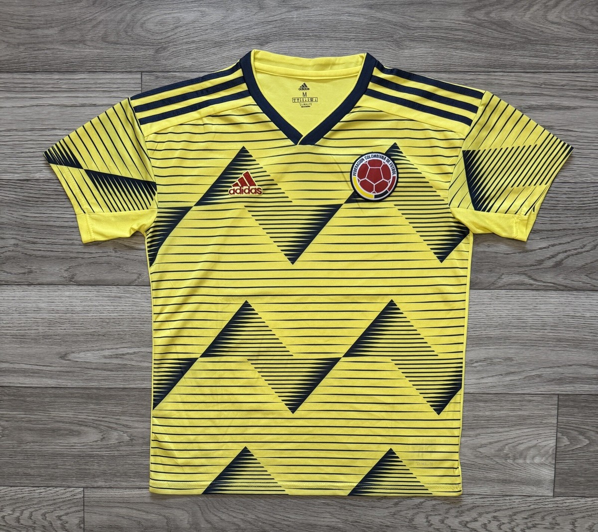 Colombia National Football Team 2019 2020 Adidas Climalite Jersey