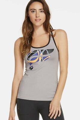 Fabletics Eiffel Tank Grey Size XXS UK 4-6 RRP £35 LN110  AJ 12