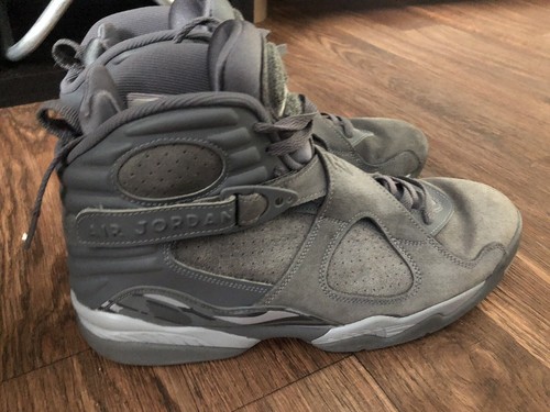 Size 12 - Jordan 8 Retro Cool Grey 2017 