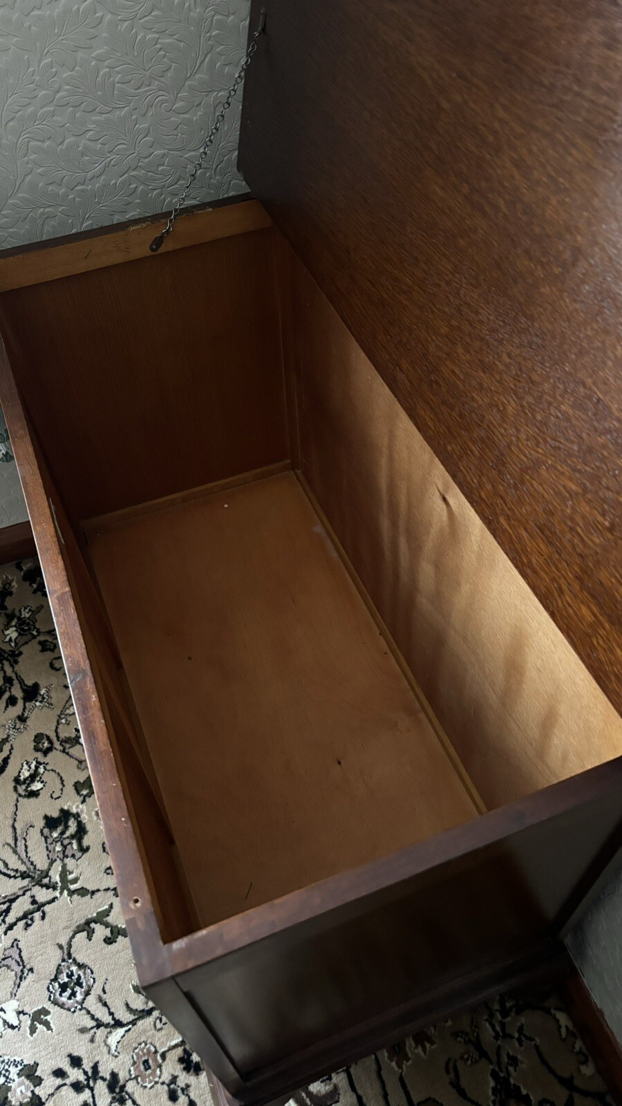 Antique wooden blanket box eBay