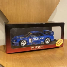 AUTOart 1/18 NISSAN SKYLILE R34 JGTC Calsonic