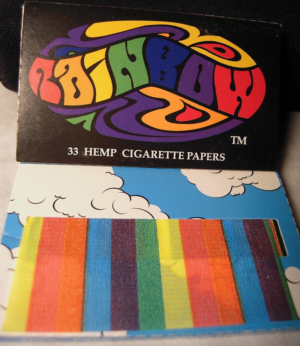Rainbow Hemp PRIDE Club Cigarette Rolling Papers Vintage Made w/ Love  Smiles Sun