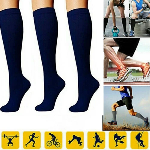 3PK Ankle Support Brace Arthritis Neuropathy Compression Socks Close Heel Brace - Picture 9 of 18
