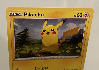 2022 McDonald's Pokémon Pikachu Holo Foil 7/15 ENERGIZE 2022 McDonald's Pokémon Pikachu Holo Foil 7/15 ENERGIZE