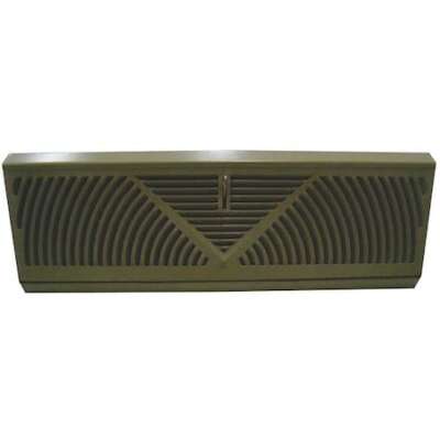 Zoro Select 4Mjv7 Baseboard Register 4.5 X 15, Brown, Steel