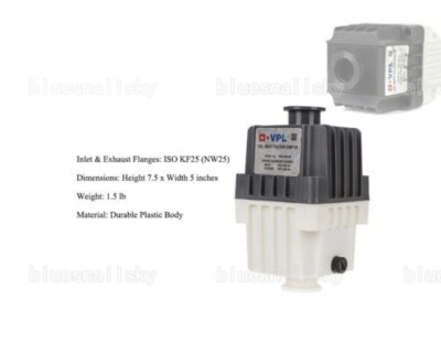Oil Mist Exhaust Filter, KF25 Ports, Designed for Edwards Vacuum Pump EMF-16 