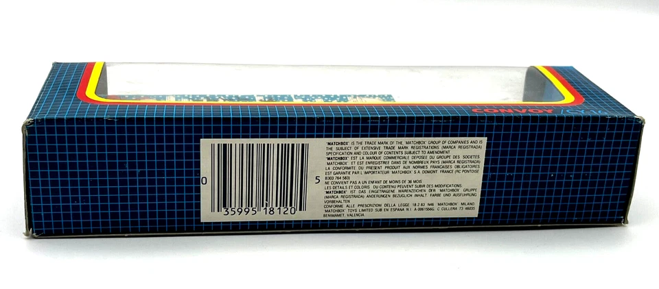 Matchbox 1988 Team Convoy CY16 Scania Box Truck MICA Merry Christmas MIB - Image 4 of 4