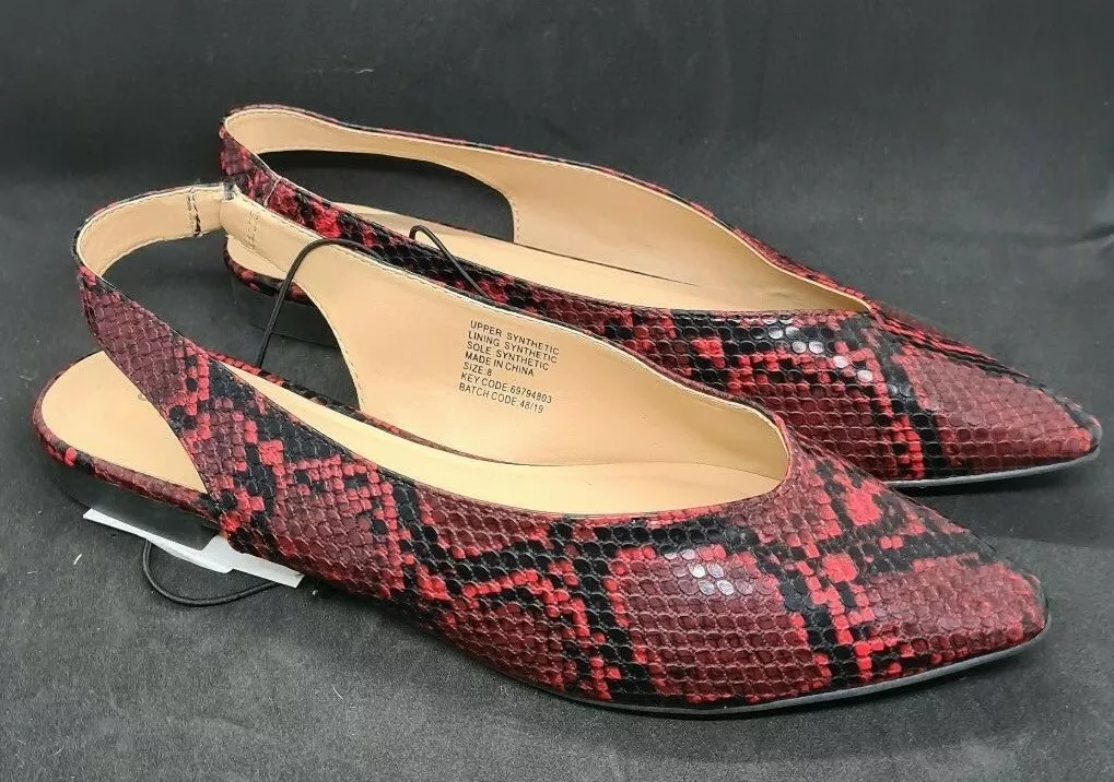 Red snake deals shoes
