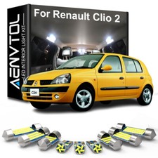 8PCS LED Interior Light Bulb Kit For Renault Clio MK2 1998-2002 2003 2004 2005