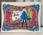 VNTG Mattel 1968 World of Barbie Double Doll Case 1007 Blue White 18"x4"x13.5"