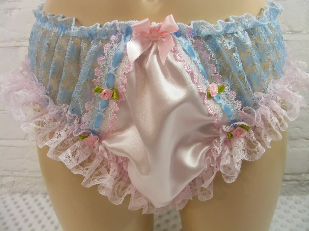 sissy premium premium frilly panel panties mens lingerie underwear