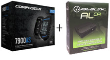 Compustar CS7900AS All-In-One 2-Way Remote Start Alarm Bundle ADS-AL-CA BYPASS