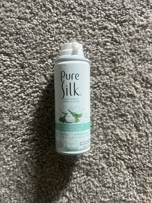 Pure Silk Shave Cream for Women Ultra Sensitive Moisturizing w/Aloe,thyme,papaya