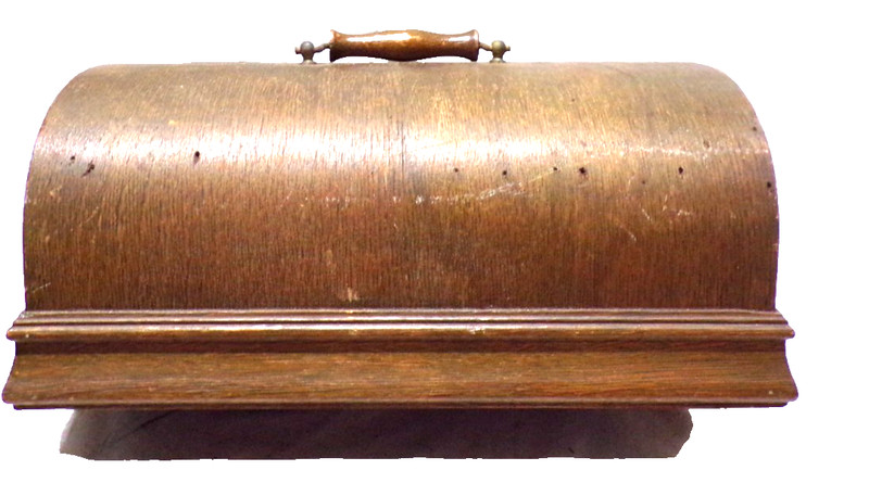 EDISON TRIUMPH MODEL A CYLINDER PHONOGRAPH LID AND HANDLE