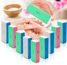 10 PCS Nail Buffing Block, 4 Way Buffer Block File Multicolor