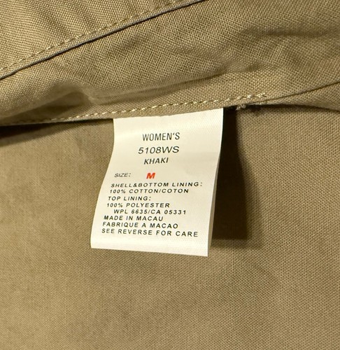 Woolrich Khaki Parka Utility Safari Belted Field Jacket Size Medium 5108WS NWT - Picture 5 of 6