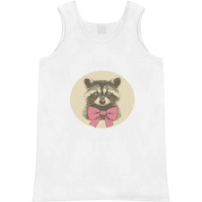 'Cute Raccoon Wearing Ribbon' Adult Vest / Tank Top AV052320 