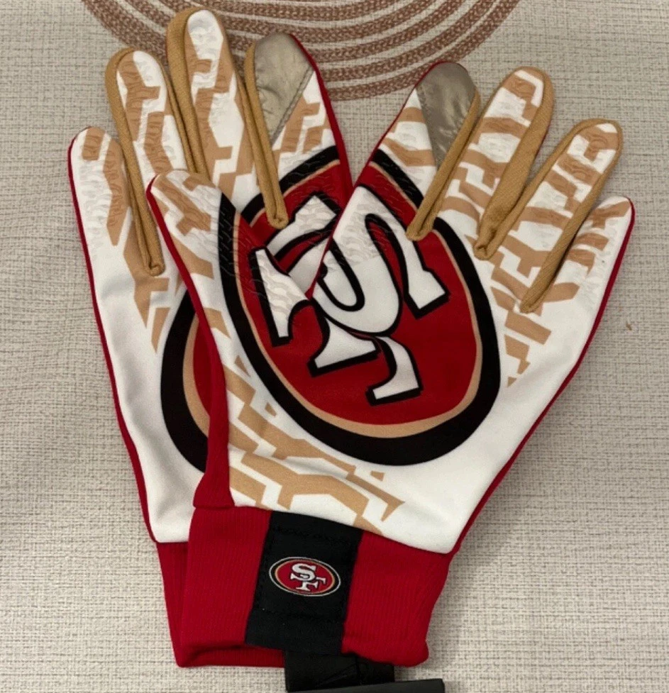 Nike San Francisco 49ers NFL Gloves for sale | eBay