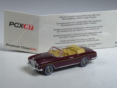 (KI-10-33) PCX87 Sondermodell Rolls Royce Corniche dunkelrot met. in 1:87 in OVP