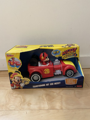 Disney Junior Mickey Mouse Roadster Racers Transforming Hot Rod Lights Sound Car