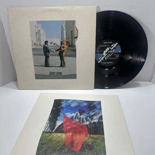 PINK FLOYD -WISH YOU WERE HERE LP VINYL 1975 COLUMBIA PC33453  VG+ / VG