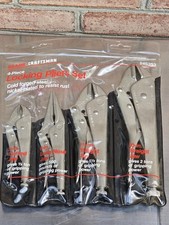 Nos Vintage Sears Craftsman 4pc Locking Pliers Set 45353 Usa 56710 Pliers