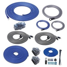 RC4D True 4 Gauge Car Audio Dual Amplifiers CCA Wiring Installation Kits
