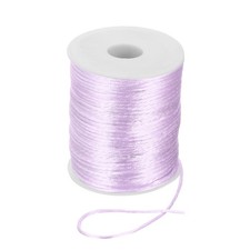 2mmx110 Yard Nylon Satin String Cord Beading Knotting Cord Light Purple
