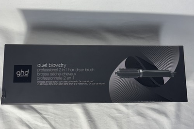 #ad GHD Duet Blowdry Hair Dryer Brush 2 in 1 Wet to Blow Dried Black No Heat Damage $175.00
