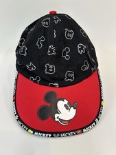 Mickey Mouse Walt Disney World Hat Cap Black Youth Used Snapback Vintage