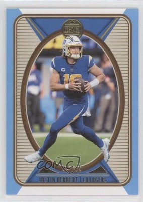 2022 Panini Legacy Indigo 4/25 Justin Herbert #48 6fs
