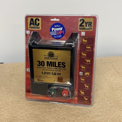 American Farm Works 30 Miles Electric Fence Controller Low Impedance Output