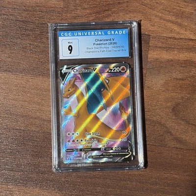 2019-22 Pokemon Sword and Shield Black Star Promos English Charizard V Cgc 9