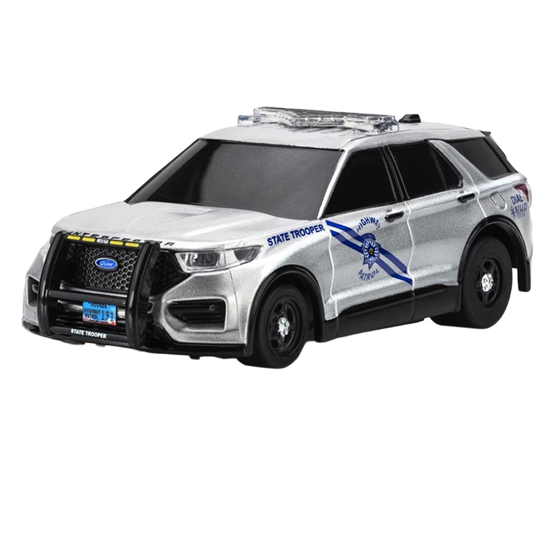 AFX Racing 22105 Police Interceptor Mega G+ w/ Drive Lights HO Slot Car ...