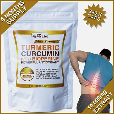 240 ORGANIC TURMERIC PILLS 95% CURCUMIN EXTRACT TUMERIC BIOPERINE BLACK PEPPER