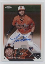 2023 Topps Chrome Update Auto Terrin Vavra #RA-TV Auto e6p