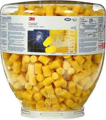 3M E A R Classic Refill PD01001 SNR 28dB Gehörschutzstöpsel Spender 500 Paar