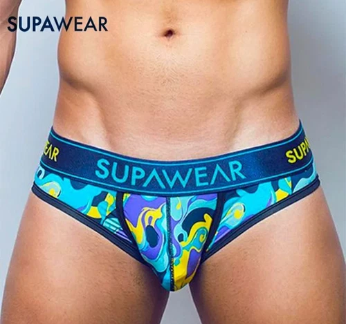 Supawear Gooey Sprint Brief Blue: U22SPGB - Size: Med, Large & X-Large - Picture 1 of 24