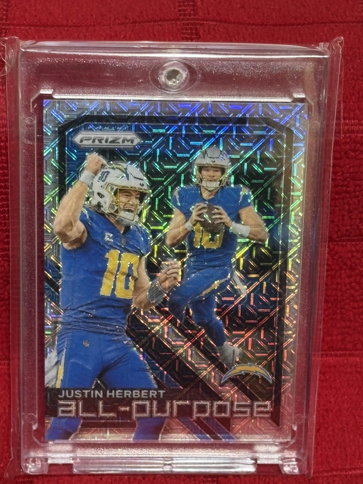2023 Prizm Justin Herbert All Purpose Mojo Prizm /25 Chargers SSP