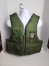 Vintage Stearns Sans Souci II Fishing Buoyant Vest Adult Large SSV-165 Priority