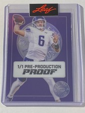 BRENDAN SULLIVAN tulane 2024 Leaf Metal Platinum Prismatic Purple Proof 1/1 (U1)