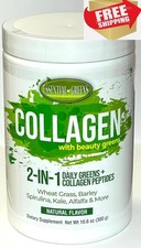 Collagen with beauty greens 2-in-1 Daily Greens + Collagen Peptides and More