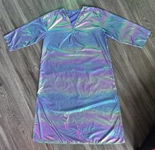 Maxikaftan Men’s Kaftan Medium Iridescent Purple Shimmering Shimmer Festival