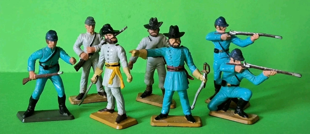 Petits soldats américains révolution en plomb peint
